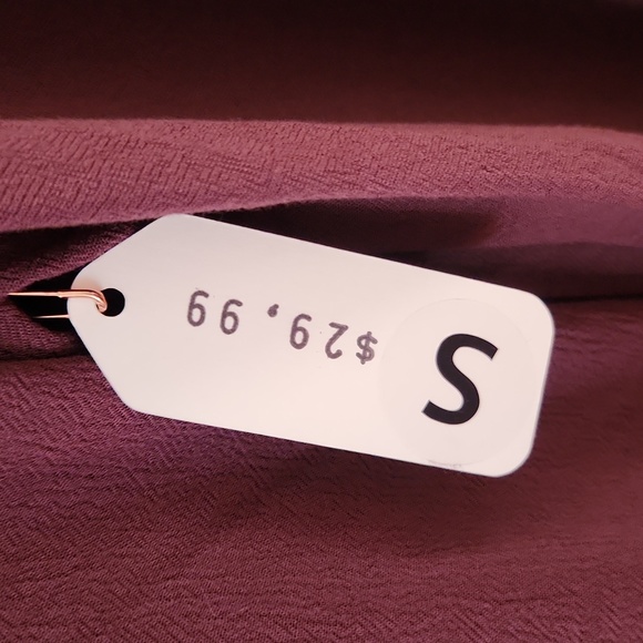 Lace Back Plum Tunic / Dress - Picture 5 of 5